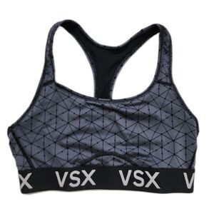 Victoria’s Secret VSX Sports Bra Grey Black